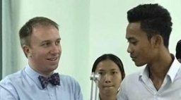 Jason Radke attends mission trip to Cambodia as part of Project Helping Hands.