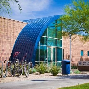 Exterior of Wellness Center.