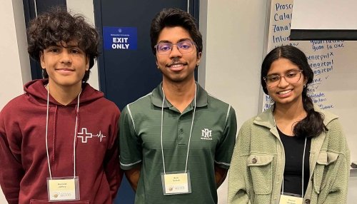 Humaid Jaffey, Rishi Suresh, and Pranati Chintada.